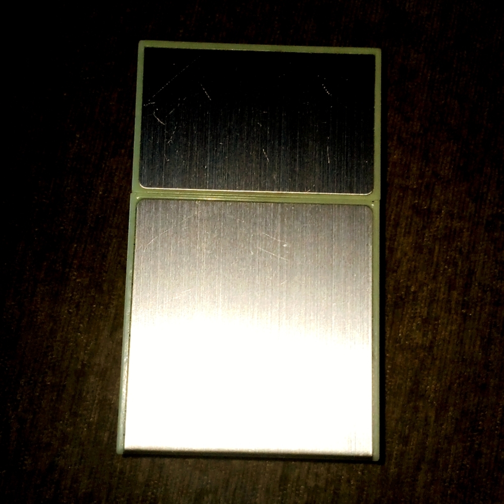 Cigarettes case glows in the dark